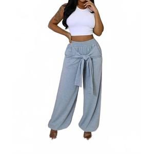 NEW LITTLE SECRET OF MINE women's high waisted pants in gray